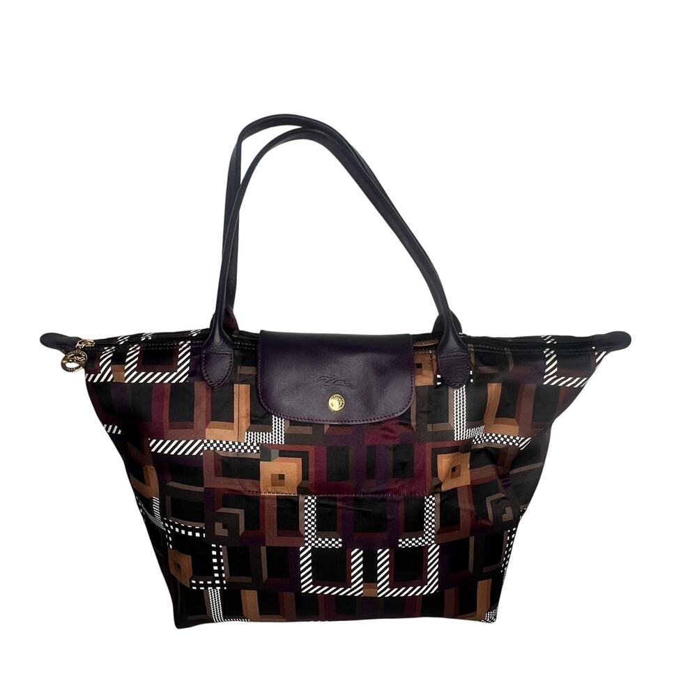 Longchamp Le Pilage Art Walk Tote Bag - Picture 3 of 16